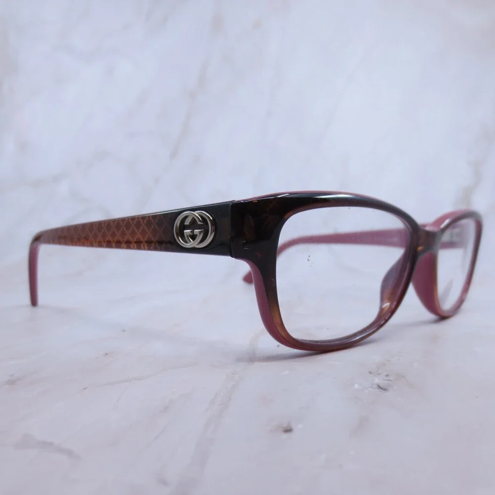 Gucci Optyl Eyeglasses Frame GG3648 Women Black Pink Tortoise Full Rim 53-15-140 - Picture 2 of 10